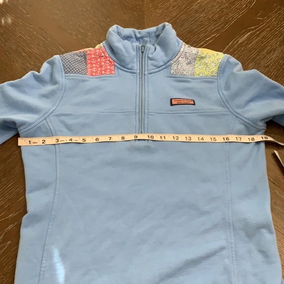 Vineyard Vines blue zip up pullover - Picture 15 of 17